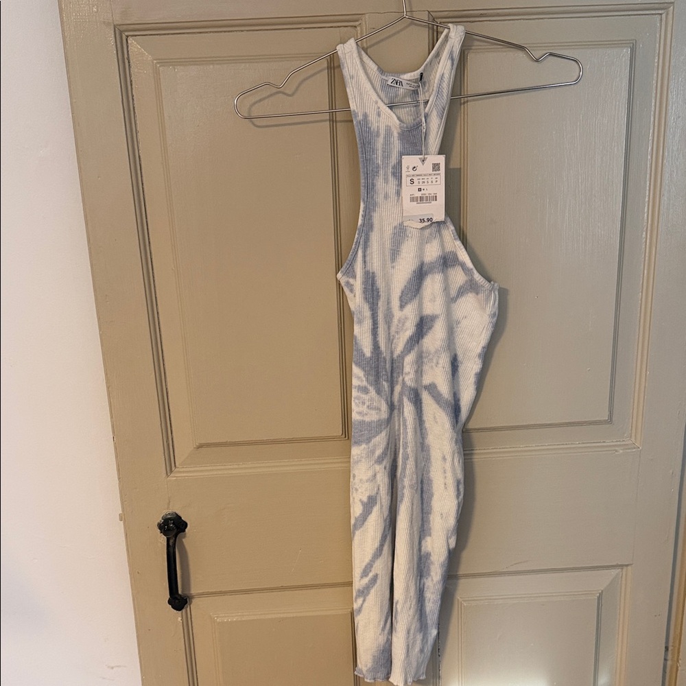 New with Tags Zara Tie Dye Tank Dress Cover up